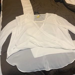 Flared dress shirt